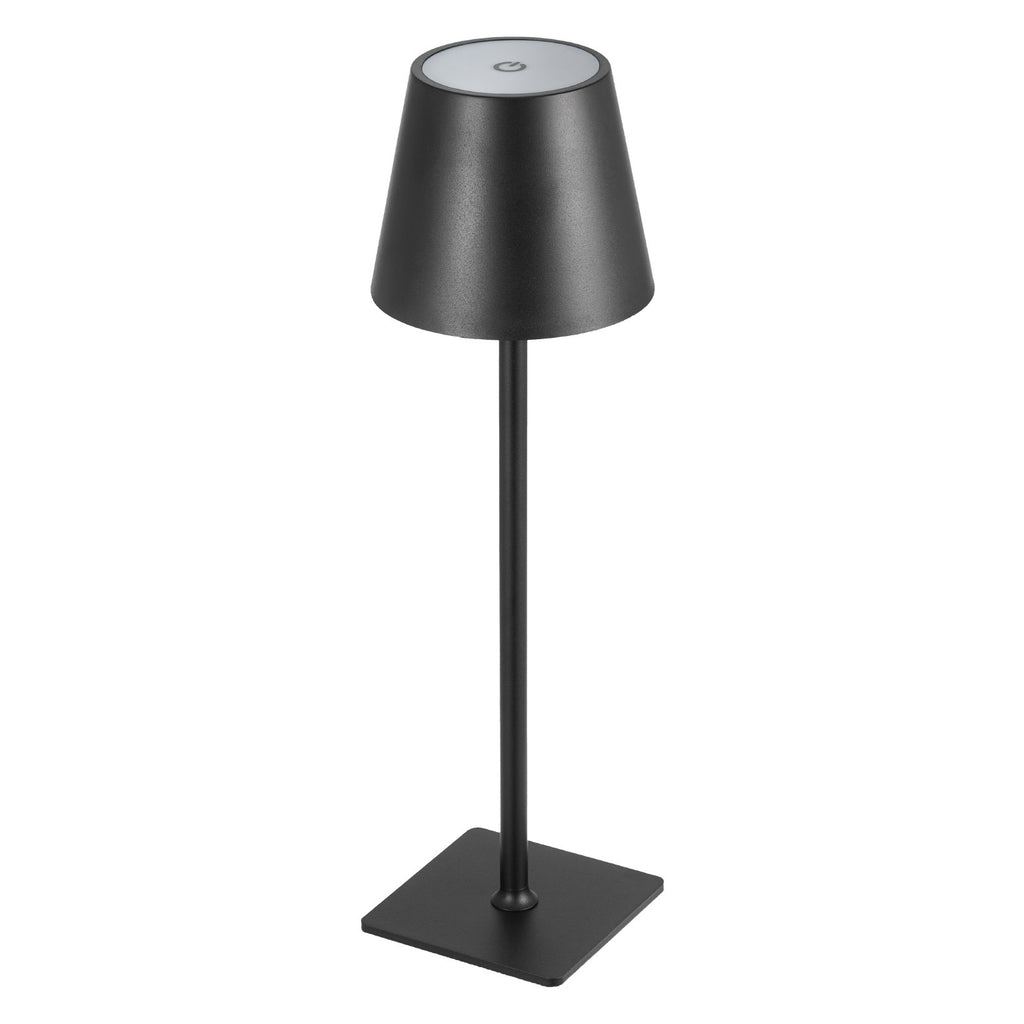 LUMÈRA The Ember matte black lamp set styled in modern minimalist living room